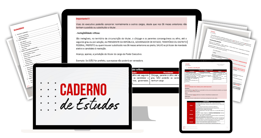 logo caderno de estudo legislacao facilitada